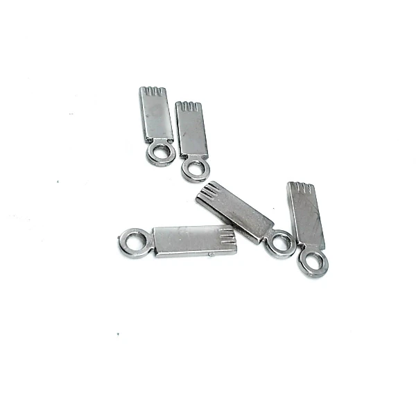 21 mm x 6 mm Sade Fermuar Elciği
