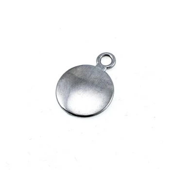 Zipper Pullers 24 x 23 mm Coin Shape E 582
