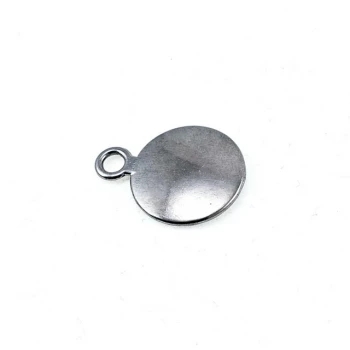 Zipper Pullers 24 x 23 mm Coin Shape E 582