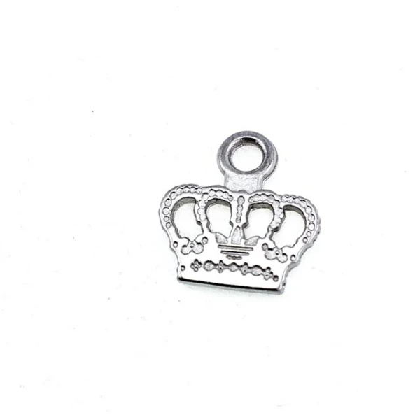 18 mm x 17 mm King Crown Shaped Zipper Puller