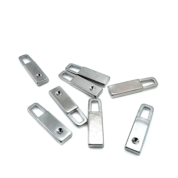 29 mm Mineli / Renkli Fermuar Elciği ön ve detay görünümü