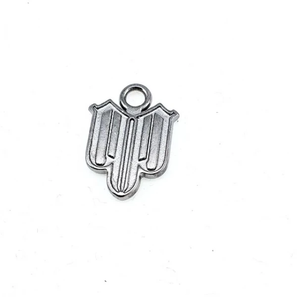 17 mm Zipper Pull front and detail view