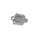 17 mm Zipper Pull front and detail view