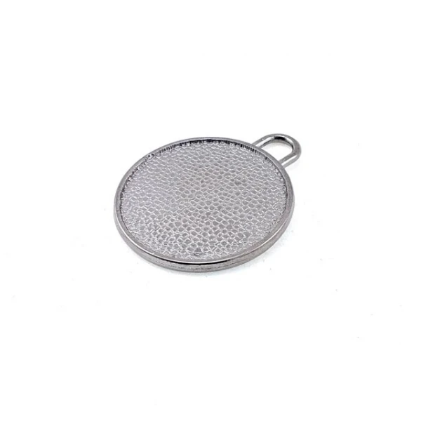 28 mm Enamel / Colored Zipper Pull front and detail view