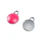 20 mm Enamel / Colored Zipper Pull front and detail view
