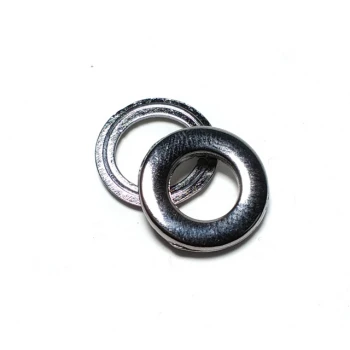 Oval Eyelet zinc alloy metal production diameter 15 mm E 1769 Oval Eyelet zinc alloy metal production diameter 15 mm E 1769