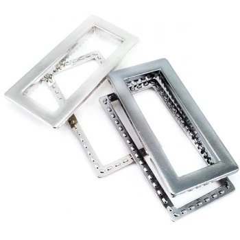 Metal Eyelet Rectangle Shape 40 x 20 mm E 1983