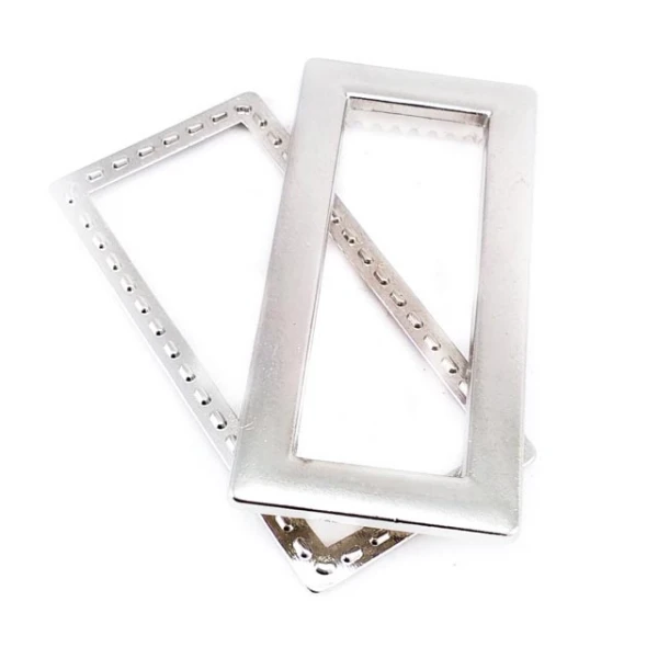 Metal Eyelet Rectangle Shape 40 x 20 mm E 1983 Metal Eyelet Rectangle Shape 40 x 20 mm E 1983