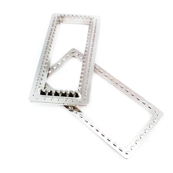 Metal Eyelet Rectangle Shape 40 x 20 mm E 1983 Metal Eyelet Rectangle Shape 40 x 20 mm E 1983