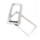 Metal Eyelet Rectangle Shape 40 x 20 mm E 1983 Metal Eyelet Rectangle Shape 40 x 20 mm E 1983