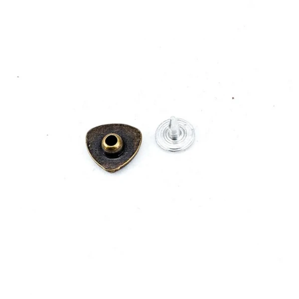 Rivet stylish shield shape 12x12 mm