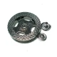 Round and patterned metal studs button diameter 38 mm Round and patterned metal studs button diameter 38 mm
