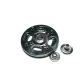 Round and patterned metal studs button diameter 38 mm