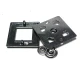 Kare Şekil Kaban ve Deri Mont Çıtçıt Düğmesi 30 x 30 mm Е 1221