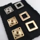 Kare Mont ve Kaban Çıtçıt Düğme 25 x 25 mm E 1282
