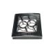 Çıtçıt Düğme Desenli ve Şık Metal Çıtçıt 42 x 42 mm E 1310