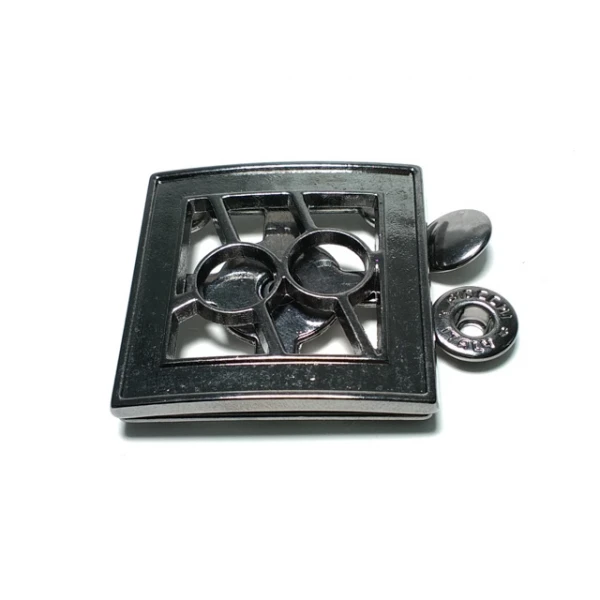 Çıtçıt Düğme Desenli ve Şık Metal Çıtçıt 42 x 42 mm E 1310