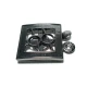 Çıtçıt Düğme Desenli ve Şık Metal Çıtçıt 42 x 42 mm E 1310