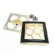 Çıtçıt Düğme Desenli ve Şık Metal Çıtçıt 42 x 42 mm E 1310