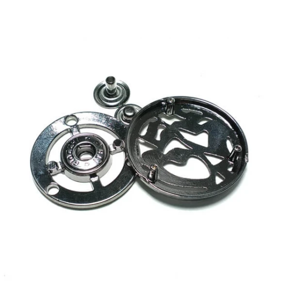 22 mm Çıtçıt Düğme ön ve detay görünümü