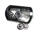 Metal Rectangular Frame Double Piece Snap Button Button 46 x 27 mm Metal Rectangular Frame Double Piece Snap Button Button 46 x 27 mm