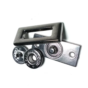Metal snap button with rectangular shape 20 x 13 mm E 1690 Metal snap button with rectangular shape 20 x 13 mm E 1690