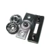 Double Piece Metal Snap Button Button Rectangular Shape 30 x 10mm