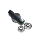 Rod shape double track snap button 30 x 7 mm