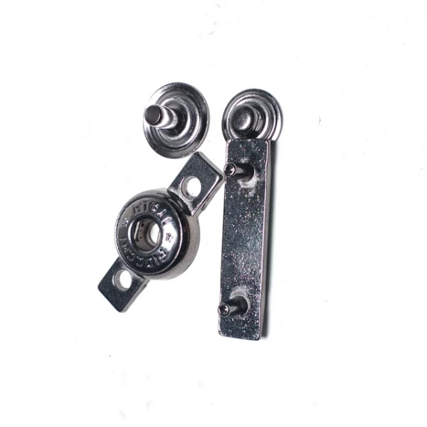 Rod shape double track snap button 30 x 7 mm
