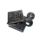 Square double piece snap button 30 x 30 mm