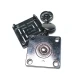 Square double piece snap button 30 x 30 mm