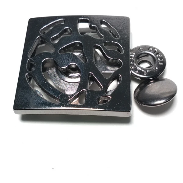 Çıtçıt Düğme Dekoratif Desenli Palto Kaban Çıtçıt Düğme 34 x 34 mm E 1760