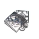 Çıtçıt Düğme Dekoratif Desenli Palto Kaban Çıtçıt Düğme 34 x 34 mm E 1760