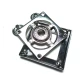 Mont , Kaban ve Ceket için Metal Çıtçıt Düğme 32 x 32 mm Е 1831