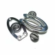 Coat and Jacket Metal Snap Button 40 x 22 mm E 1839