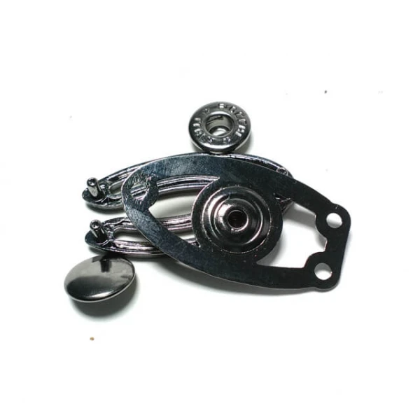 Coat and Jacket Metal Snap Button 40 x 22 mm E 1839