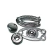 Oval double piece snap button 30 x 17 mm