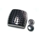 Large square snap button 38 x 34 mm