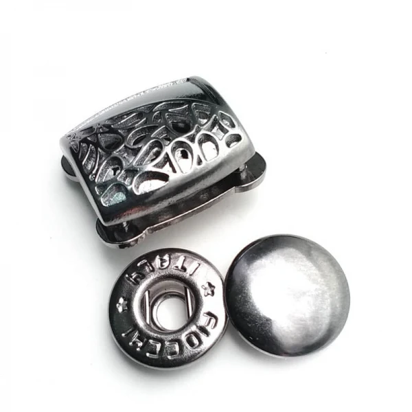 18 x 25 mm  Çıt çıt düğme metal çift parça