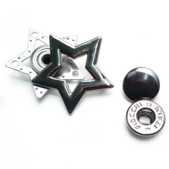 Snap Fasteners Button 40 mm Star Shape  Е 1984