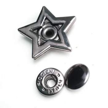 Kaban Çıtçıtı Yıldız Şekil Çıtçıt Düğme 25 mm Е 1985