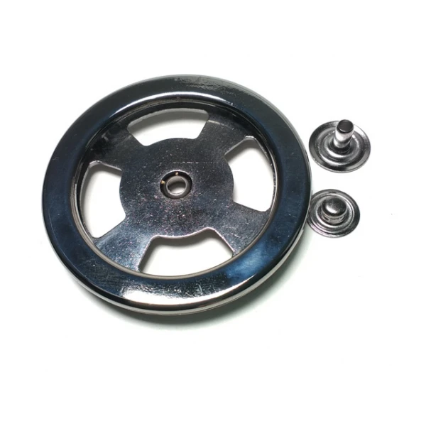 50 mm Çıtçıt Düğme ön ve detay görünümü