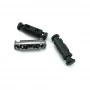 Çift Delikli Stoper Uzunluk 24 mm  Kordon Girişi 4 mm E 1365