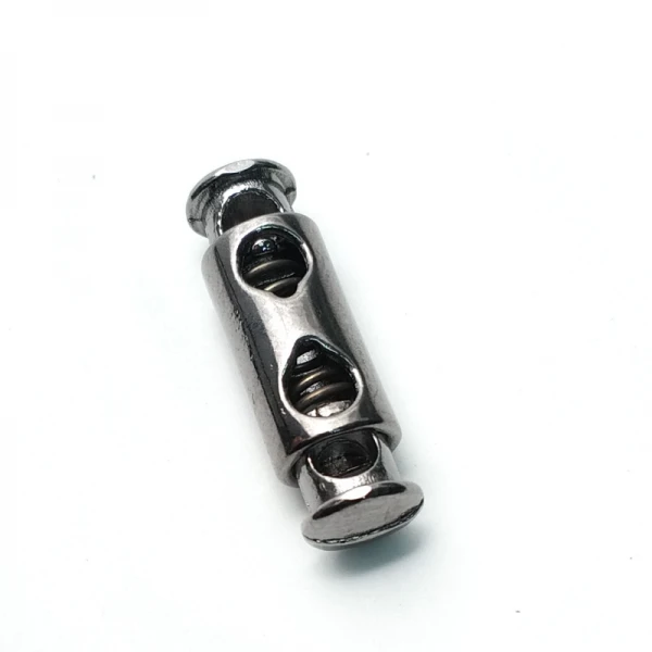 Çift Delikli Stoper Uzunluk 24 mm  Kordon Girişi 4 mm E 1365