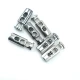 Metal Cord Lock with 6 mm Lace-up Entry Double Hole Stopper E 214