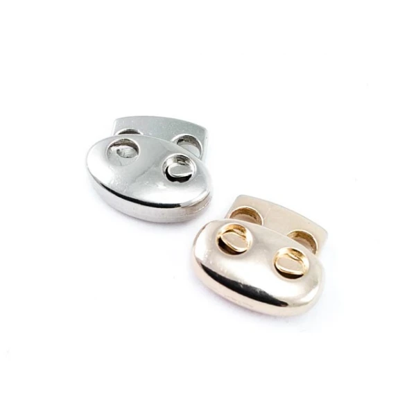 Metal Stopper Double Hole Moon Stopper 18 mm E 694