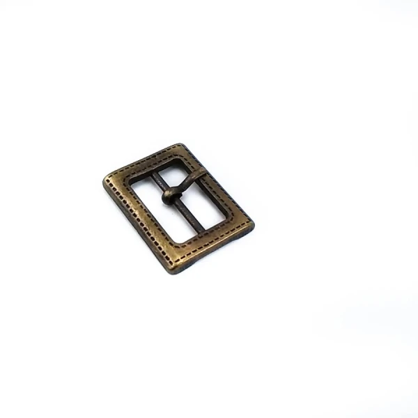Belt Buckle 2 cm Edge Pattern Center Bar Buckle E 484