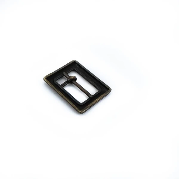 Belt Buckle 2 cm Edge Pattern Center Bar Buckle E 484