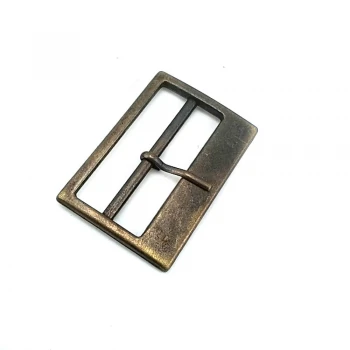 Rectangle Buckle Middle Bridge Belt Buckle 4 cm E 627