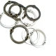 36 mm Enamel / Colored Ring / Metal Frame front and detail view